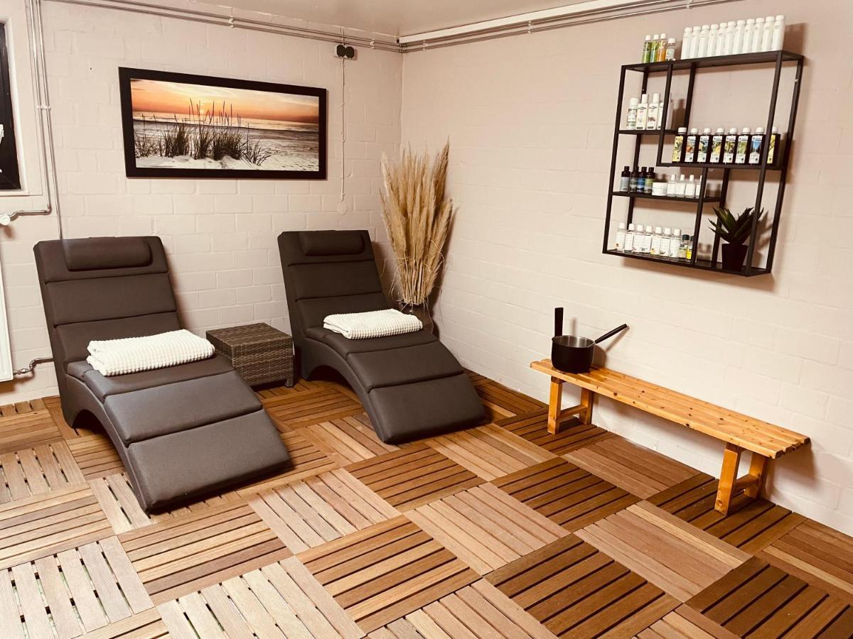 Stylisches Modernes Apartment, Sauna Und Wellness Top Lage Lubbecke Luaran gambar